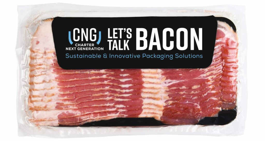 charter next generation sustainable film innovation enhance your bacon packaging with cng's amorphflex™ films